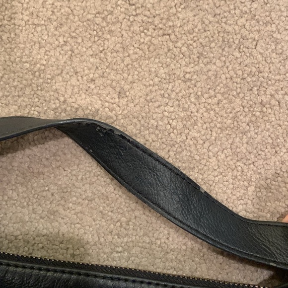 Steve Madden Black Fringe Tote - Picture 4 of 9